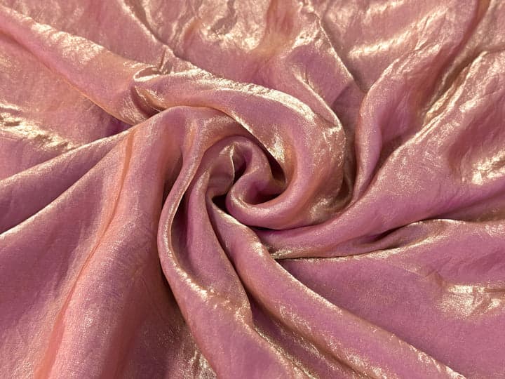 Fendi Satin Silk Wholesale Fabric Roll - Golden Pink